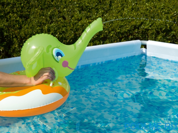 Надувной круг-игрушка Bestway "Слоник" с брызгалкой 69 x 31 см, артикул 36116 Надувной круг-игрушка Bestway "Слоник" с брызгалкой 69 x 31 см, артикул 36116