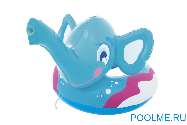 Надувной круг-игрушка Bestway "Слоник" с брызгалкой 69 x 31 см, артикул 36116 Надувной круг-игрушка Bestway "Слоник" с брызгалкой 69 x 31 см, артикул 36116