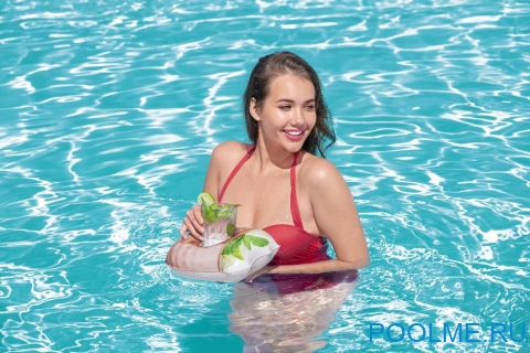 Надувной плавающий держатель Bestway для напитков "Moscow Mule" 28 x 23 см, артикул 34131 Надувной плавающий держатель Bestway для напитков "Moscow Mule" 28 x 23 см, артикул 34131