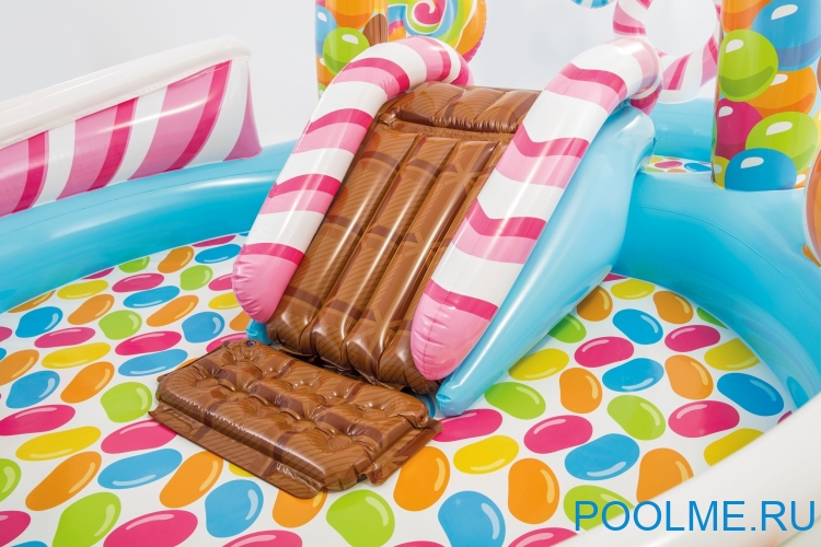 Надувной игровой центр INTEX "Территория сладостей" 297 x 191 x 130 см, артикул 57149 Надувной игровой центр INTEX "Территория сладостей" 297 x 191 x 130 см, артикул 57149