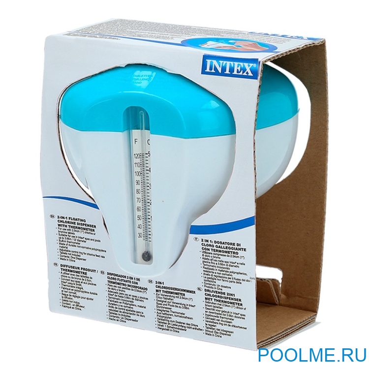 Поплавок-дозатор INTEX с термометром, артикул 29043 Поплавок-дозатор INTEX с термометром, артикул 29043