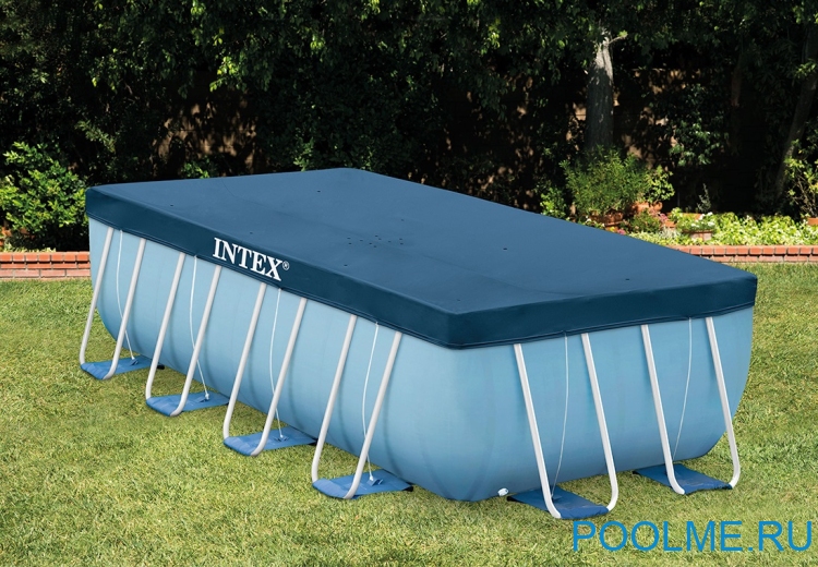 Тент INTEX для каркасных бассейнов 4 x 2 м, артикул 28037 Тент INTEX для каркасных бассейнов 4 x 2 м, артикул 28037