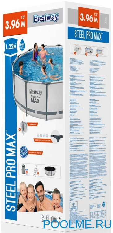 Бассейн Bestway 5618W, 396 x 122 см