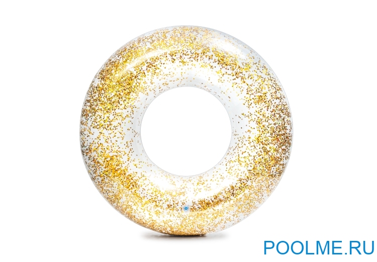 Надувной круг INTEX "Блеск" золотой 119 см, артикул 56274-Z
