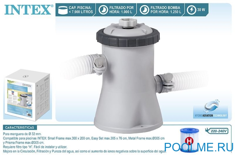 Картриджный фильтр INTEX 28602 - 1250 л/ч Картриджный фильтр INTEX 28602 - 1250 л/ч