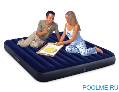 Кровать INTEX надувная 183 x 203 x 25 см, без насоса, артикул 64755
