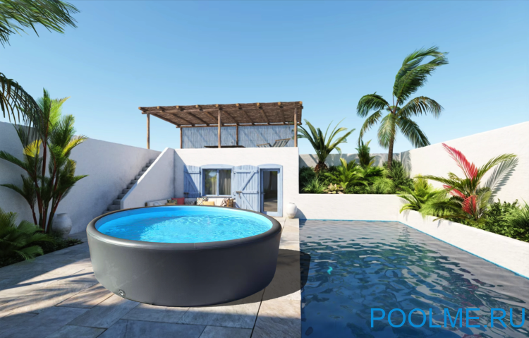 Надувной SUP-Бассейн IPOOLGO (фильтр, лестница, песок) 4 x 1.5 м Надувной SUP-Бассейн IPOOLGO (фильтр, лестница, песок) 4 x 1.5 м