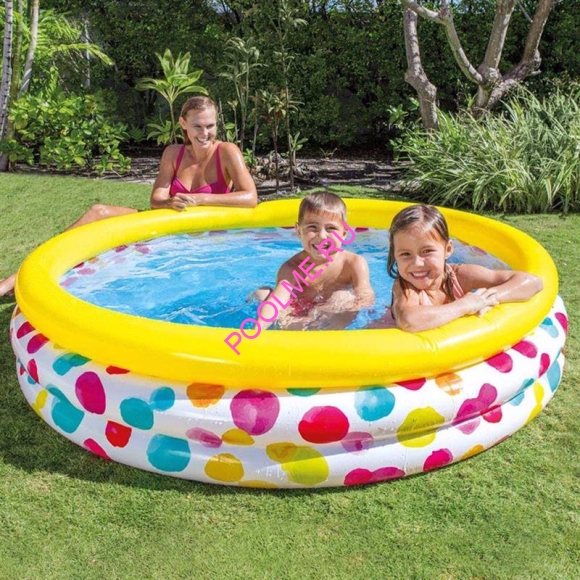 Детский бассейн INTEX "Фигуры" 168 x 41 см, артикул 58449
