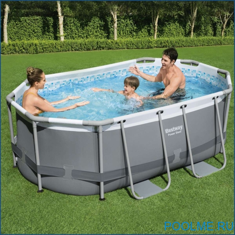 Каркасный бассейн Bestway 5614a, размер 3.05 x 2 x 0.84 м