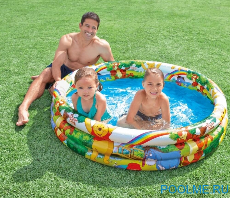 Детский бассейн INTEX "Винни Пух" 147 x 33 см, артикул 58915 Детский бассейн INTEX "Винни Пух" 147 x 33 см, артикул 58915