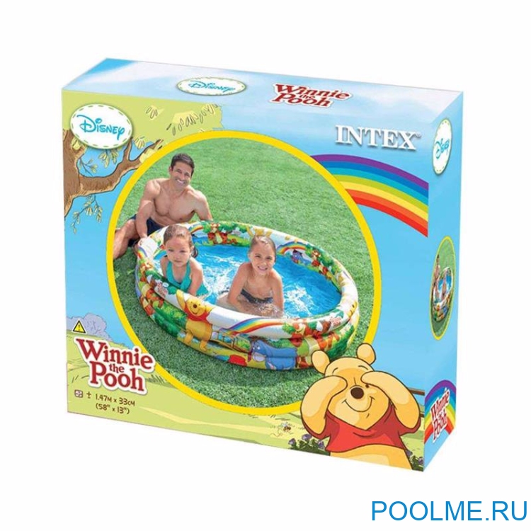 Детский бассейн INTEX "Винни Пух" 147 x 33 см, артикул 58915 Детский бассейн INTEX "Винни Пух" 147 x 33 см, артикул 58915