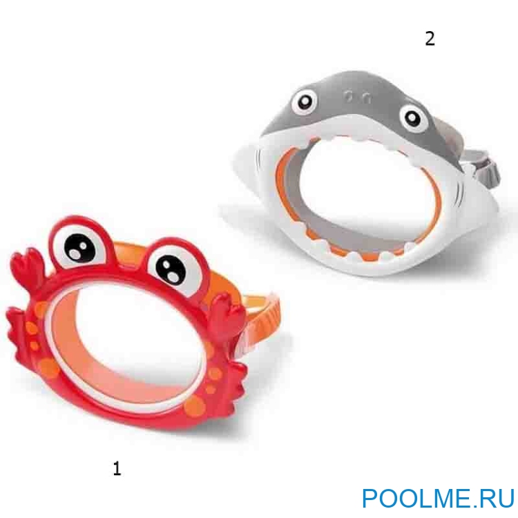 Маска для плавания INTEX "Краб", артикул 55915-C Маска для плавания INTEX "Краб", артикул 55915-C