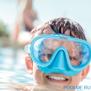 Маска для плавания INTEX "Sea Scan" синий, артикул 55916-B