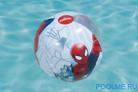 Пляжный мяч Bestway &quot;Spider-Man&quot; 51 см, артикул 98002