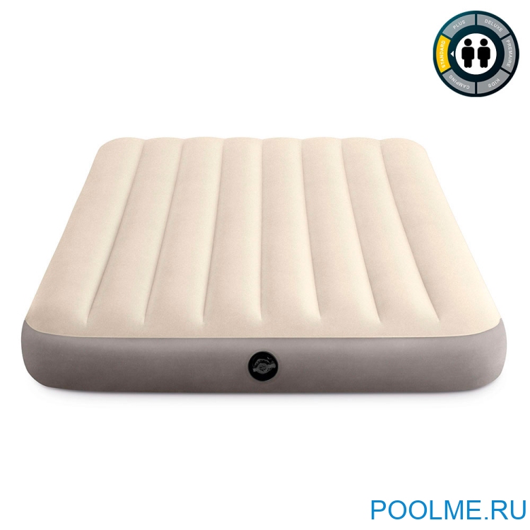Кровать INTEX надувная 99 x 191 x 25 см без насоса, артикул 64101