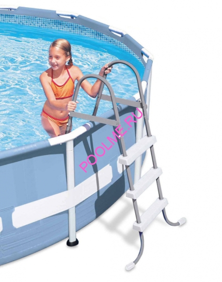 Лестница для бассейнов INTEX 122 см без площадки, артикул 28066