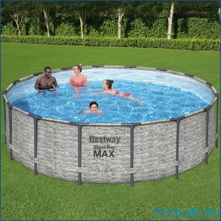 Каркасный бассейн Bestway 5619E, размер 4.88 x 1.22 м