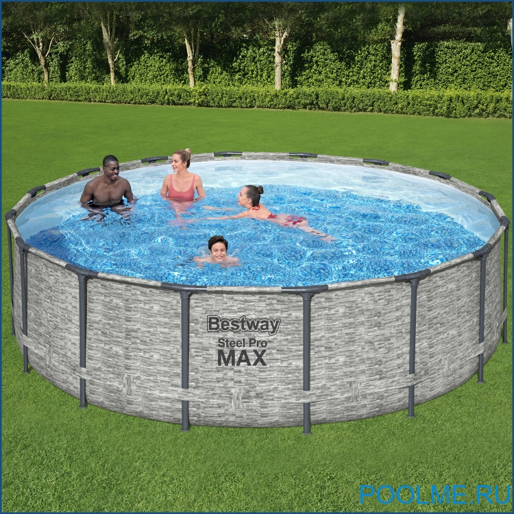 Каркасный бассейн Bestway 5619E, размер 4.88 x 1.22 м