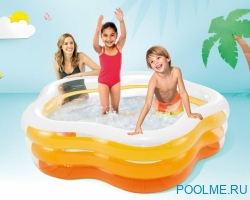 Детский бассейн INTEX "Звезда" 185 x 180 x 53 см, артикул 56495 Детский бассейн INTEX "Звезда" 185 x 180 x 53 см, артикул 56495