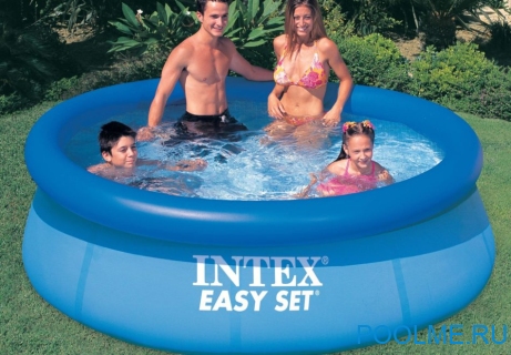 Надувной бассейн INTEX 28130 Easy Set, размер 366 x 76 см