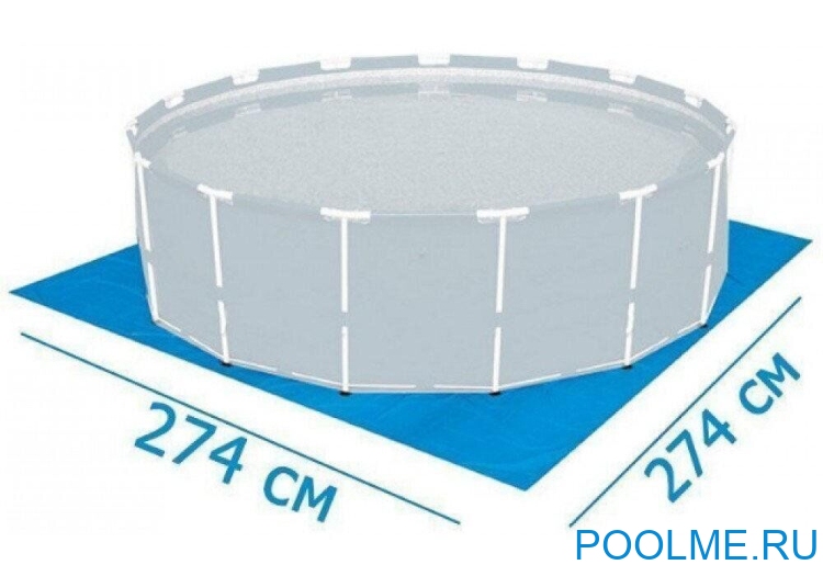 Подстилка Bestway для бассейна 2.44 м, артикул 58000 Подстилка Bestway для бассейна 2.44 м, артикул 58000