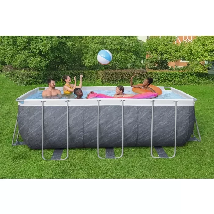 Каркасный бассейн Bestway 56722, размер 4.12 x 2.01 x 1.22 м