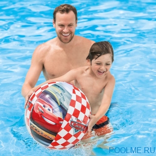 Надувной мяч INTEX &quot;Тачки&quot; 61 см, артикул 58053