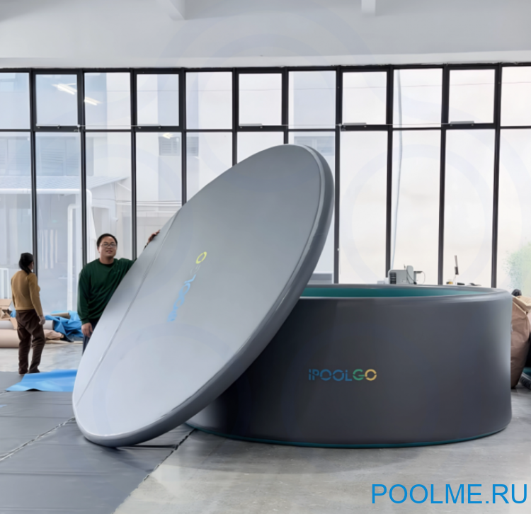 Надувная прочная SUP крышка D2 м для бассейна IPOOLGO
