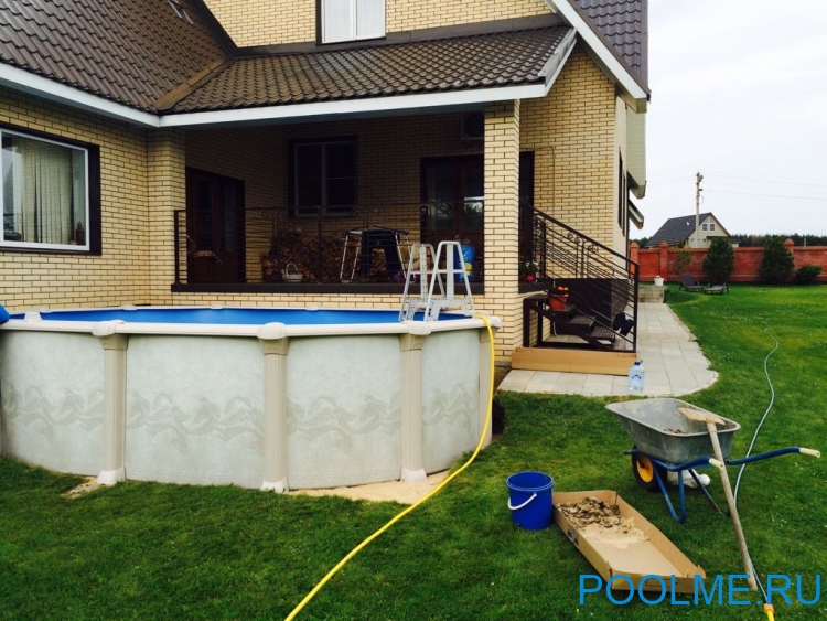 Запасная пленка к бассейну Atlantic Pool 7.3 x 1.35 м (0.4 мм) голубая, артикул LI244820