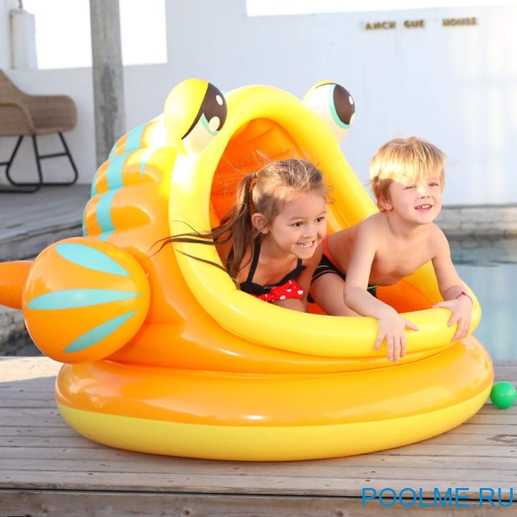 Детский бассейн INTEX "Ленивая рыбка" 124 x 109 x 71 см, артикул 57109 Детский бассейн INTEX "Ленивая рыбка" 124 x 109 x 71 см, артикул 57109