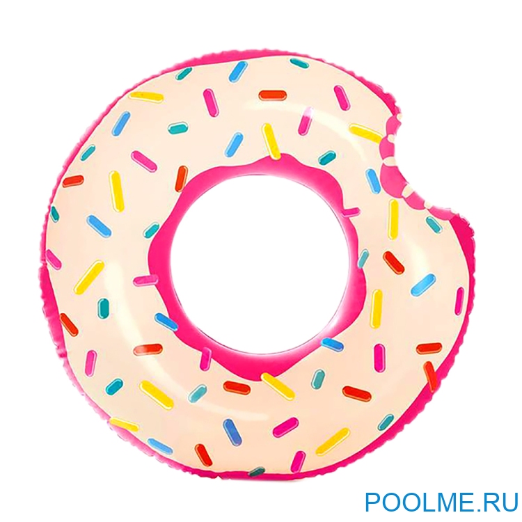 Надувной круг INTEX "Пончик" 107 см, артикул 56265