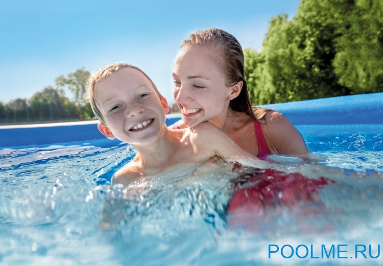 Надувной бассейн INTEX 28106 Easy Set, размер 244 x 61 см