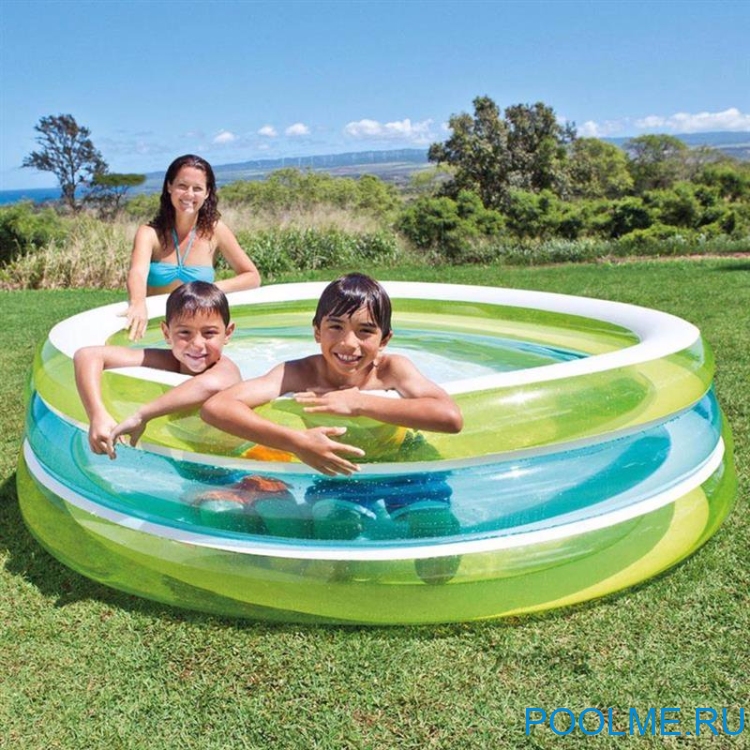 Детский бассейн INTEX &quot;Линза&quot; 203 x 51 см, артикул 57489