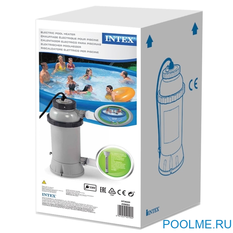 Электрический нагреватель воды INTEX 3 кBт, артикул 28684 Электрический нагреватель воды INTEX 3 кBт, артикул 28684
