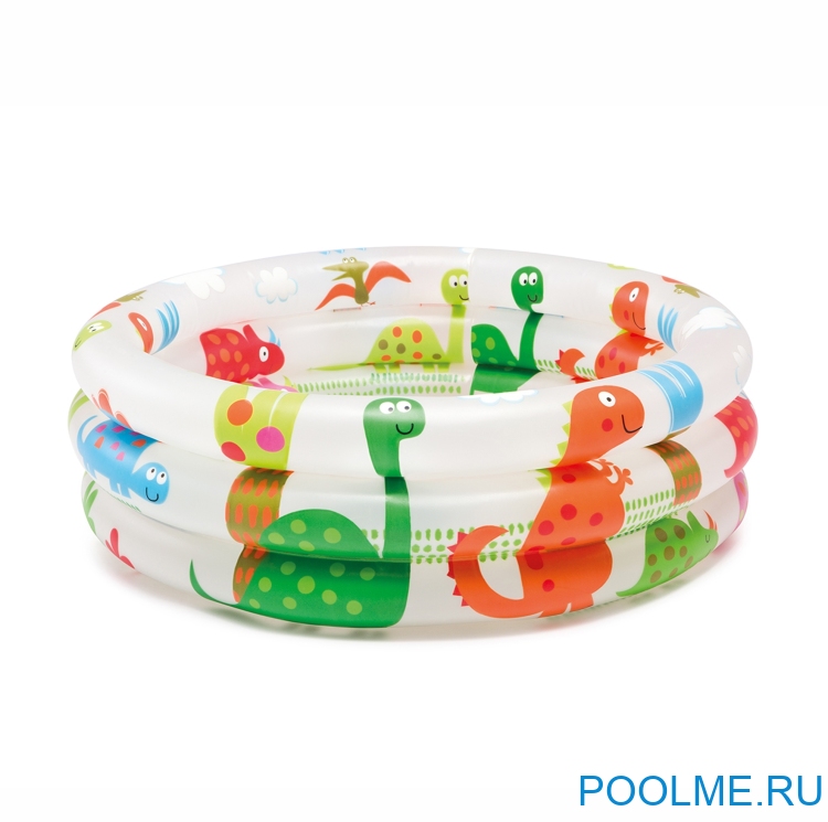 Детский бассейн INTEX "Динозавр" 61 х 22 см, артикул 57106 Детский бассейн INTEX "Динозавр" 61 х 22 см, артикул 57106