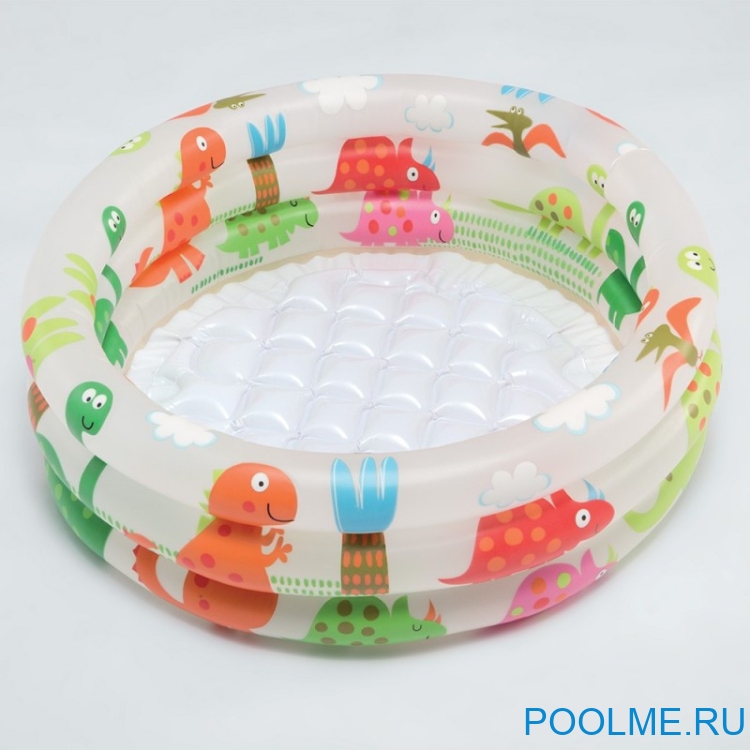 Детский бассейн INTEX "Динозавр" 61 х 22 см, артикул 57106 Детский бассейн INTEX "Динозавр" 61 х 22 см, артикул 57106