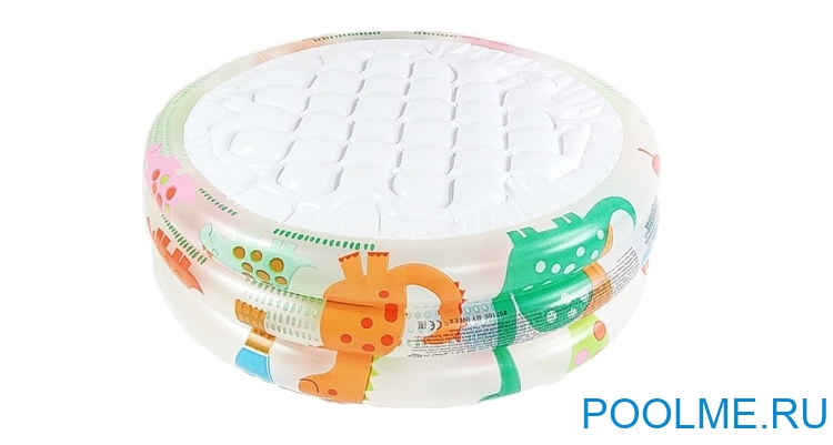 Детский бассейн INTEX "Динозавр" 61 х 22 см, артикул 57106 Детский бассейн INTEX "Динозавр" 61 х 22 см, артикул 57106