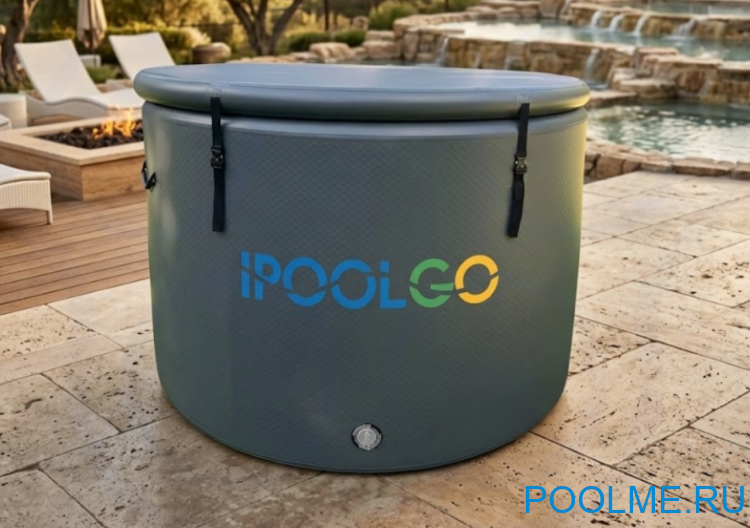 Надувная прочная SUP крышка D3.7 м для бассейна IPOOLGO
