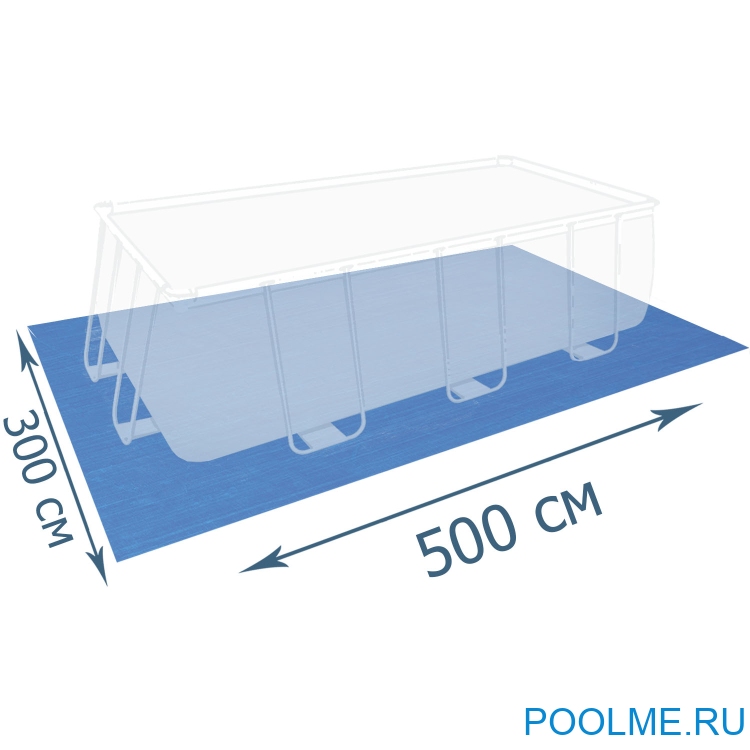 Подстилка Bestway для бассейнов до 4.50 x 2.20, артикул 58264 Подстилка Bestway для бассейнов до 4.50 x 2.20, артикул 58264