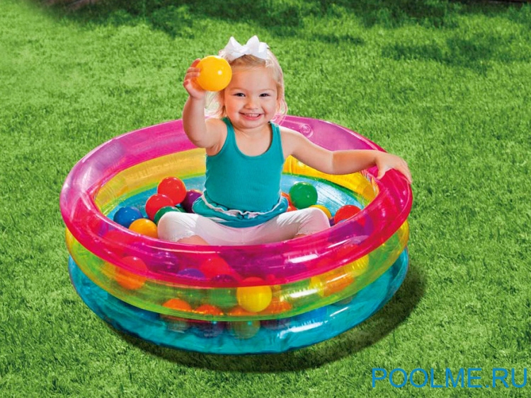 Детский бассейн INTEX "Малыш" 86 x 25 см, артикул 57104