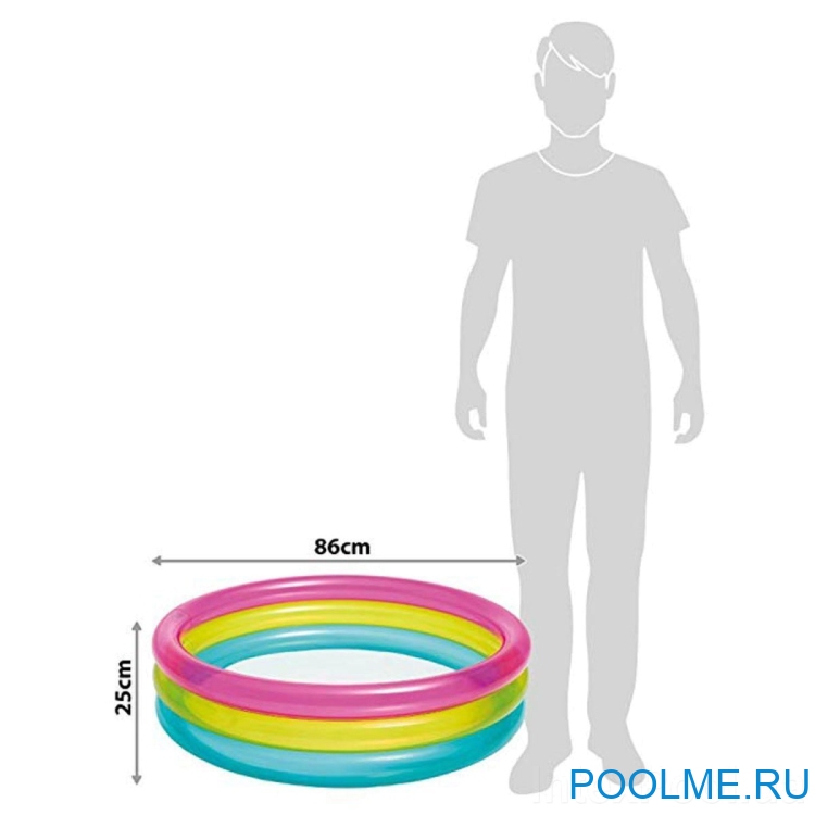 Детский бассейн INTEX "Малыш" 86 x 25 см, артикул 57104