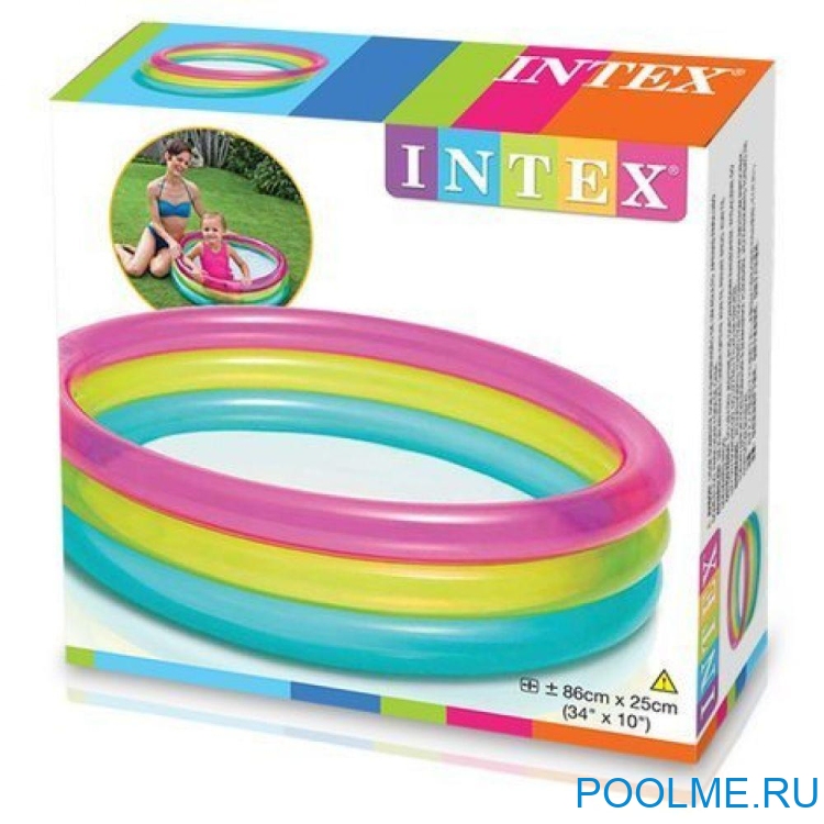 Детский бассейн INTEX "Малыш" 86 x 25 см, артикул 57104