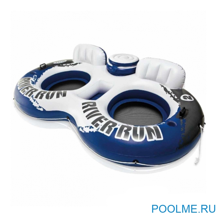 Надувное кресло-круг INTEX "Река" 2-х местное с баром 243 x 157 см, артикул 58837 Надувное кресло-круг INTEX "Река" 2-х местное с баром 243 x 157 см, артикул 58837