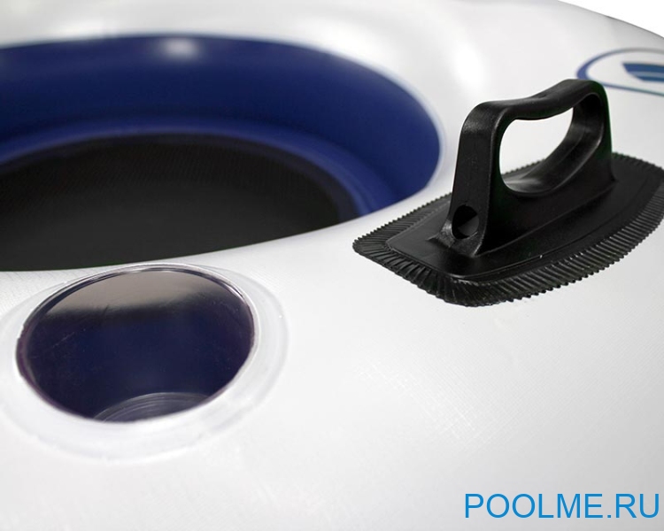 Надувное кресло-круг INTEX "Река" 2-х местное с баром 243 x 157 см, артикул 58837