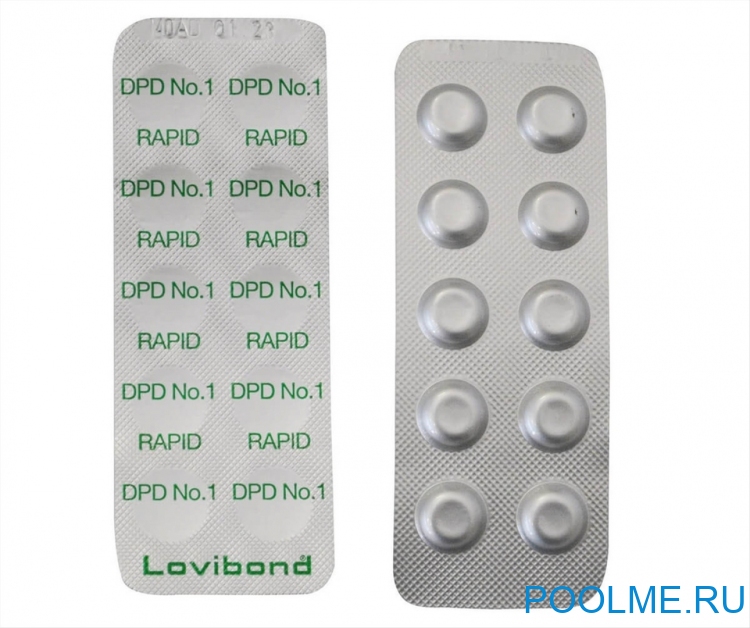 Таблетки Lovibond для измерения Cl 1 х 10, артикул 2300100 Таблетки Lovibond для измерения Cl 1 х 10, артикул 2300100