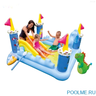 Надувной игровой центр INTEX "Замок" 185 x 152 x 107 см, артикул 57138