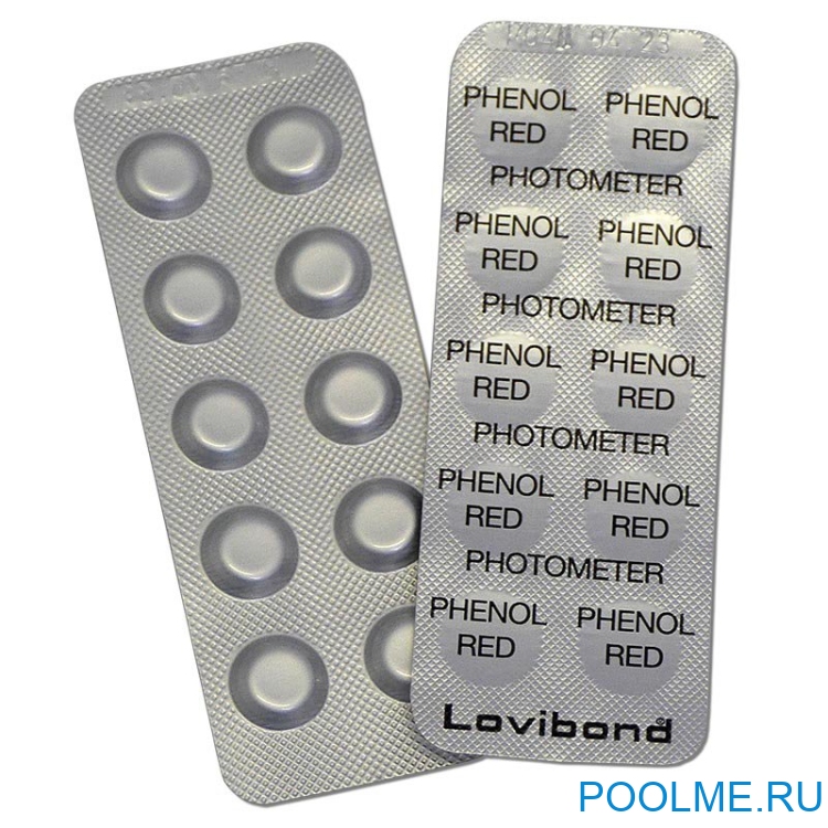 Таблетки Lovibond для измерения Ph 1 x 10, артикул 2300101