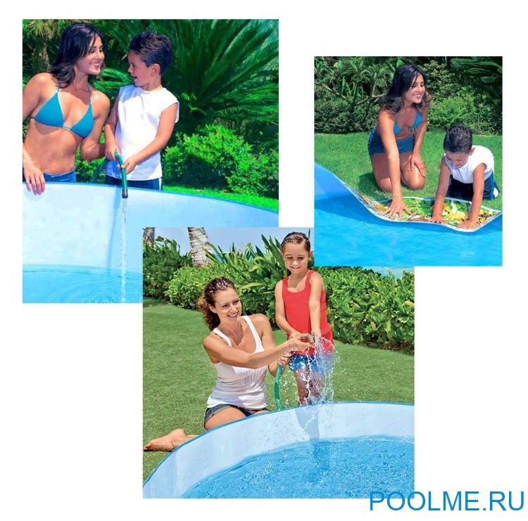 Детский бассейн INTEX "Морские жители" 183 x 38 см, артикул 56452