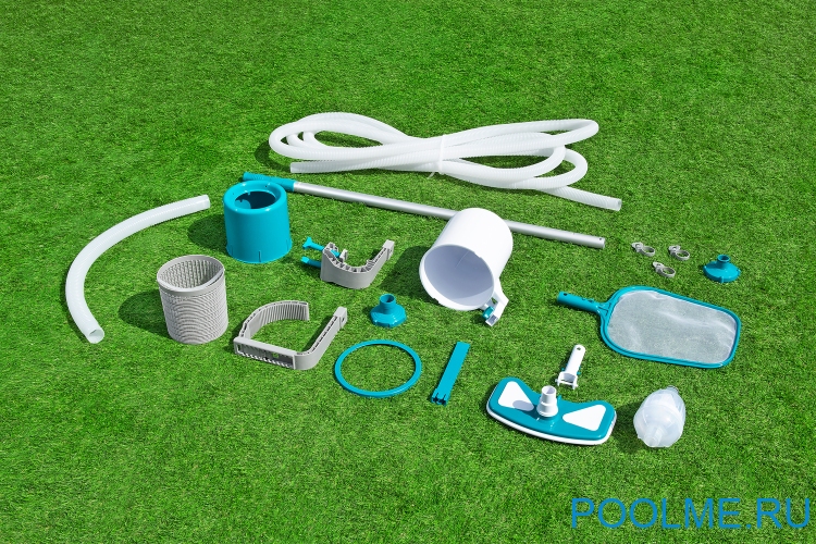 Набор Bestway со скиммером для чистки бассейна Набор Bestway со скиммером для чистки бассейна