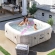 Надувная джакузи INTEX PureSpa Chevron Deluxe - 6 мест, артикул 28472